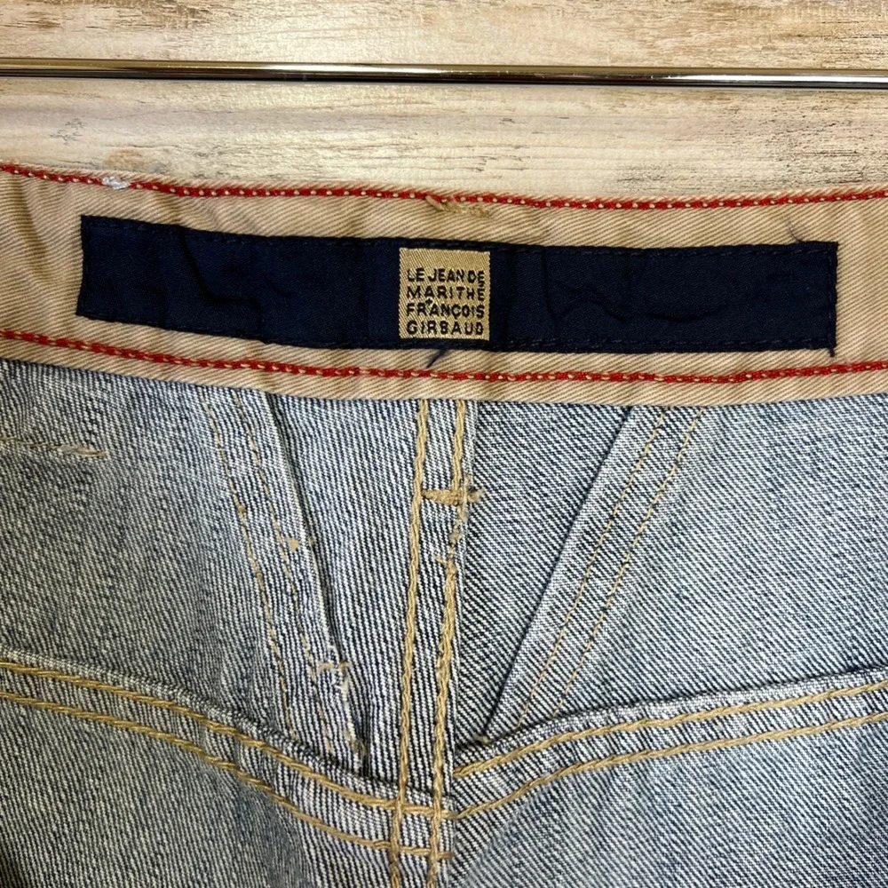 VTG Marithe Francois Girbaud Jeans Men 32M Blue Denim Baggy High Rise Designer